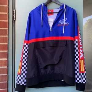 NWT Forever 21 x Honda Men’s Limited Edition Pullover Windbreaker Size L